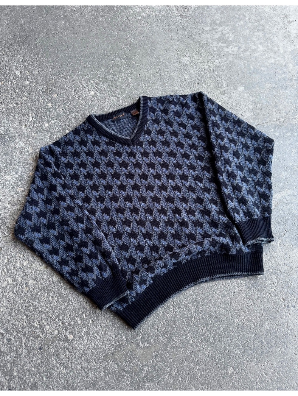 Vintage Jantzen Geometric Knit Sweater